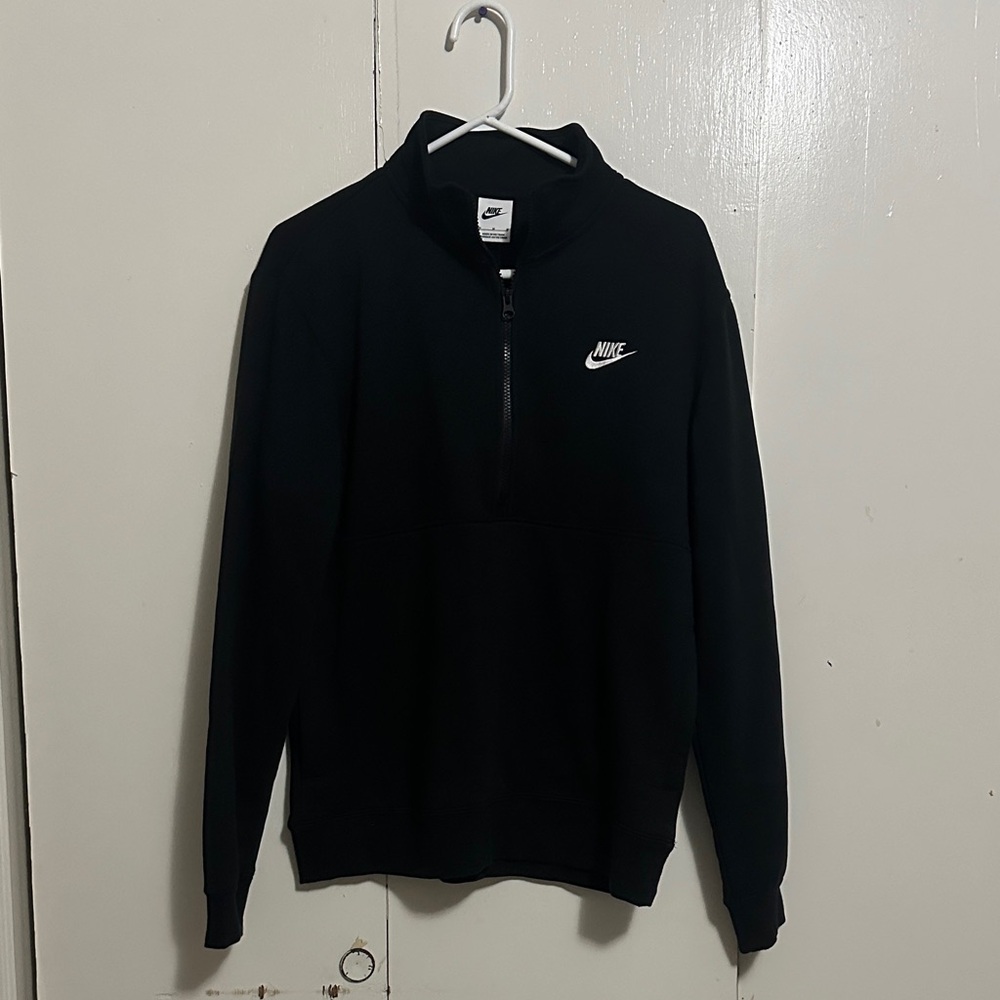Nike Men's Black Zip-Up Sweater